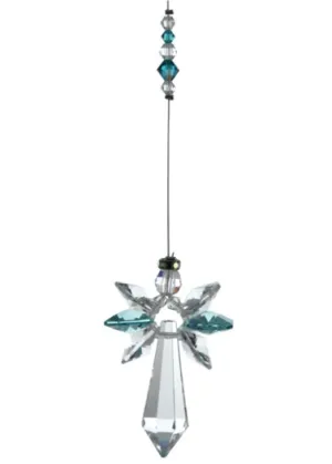 Large Crystal - Guardian Angel - Blue Zircon