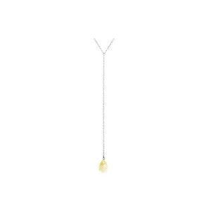 LaViano Fashion Sterling Silver Citrine Necklace