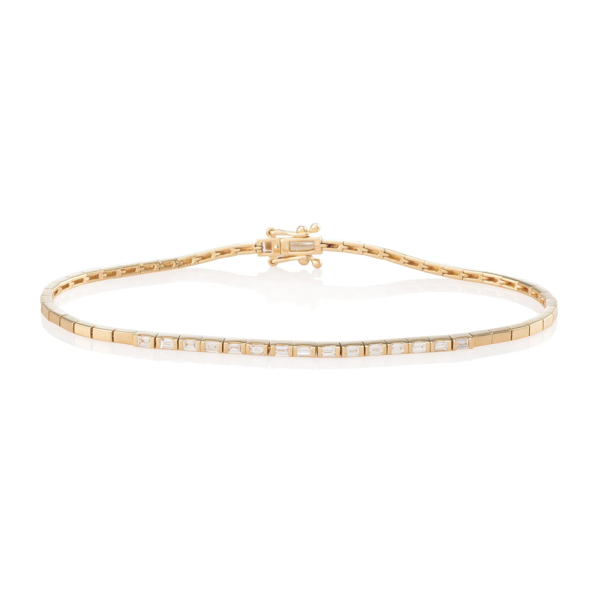 London Baguette Snake Bracelet