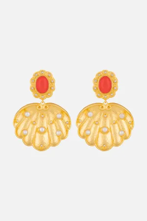 MARE RED CORAL EARRINGS MULTI
