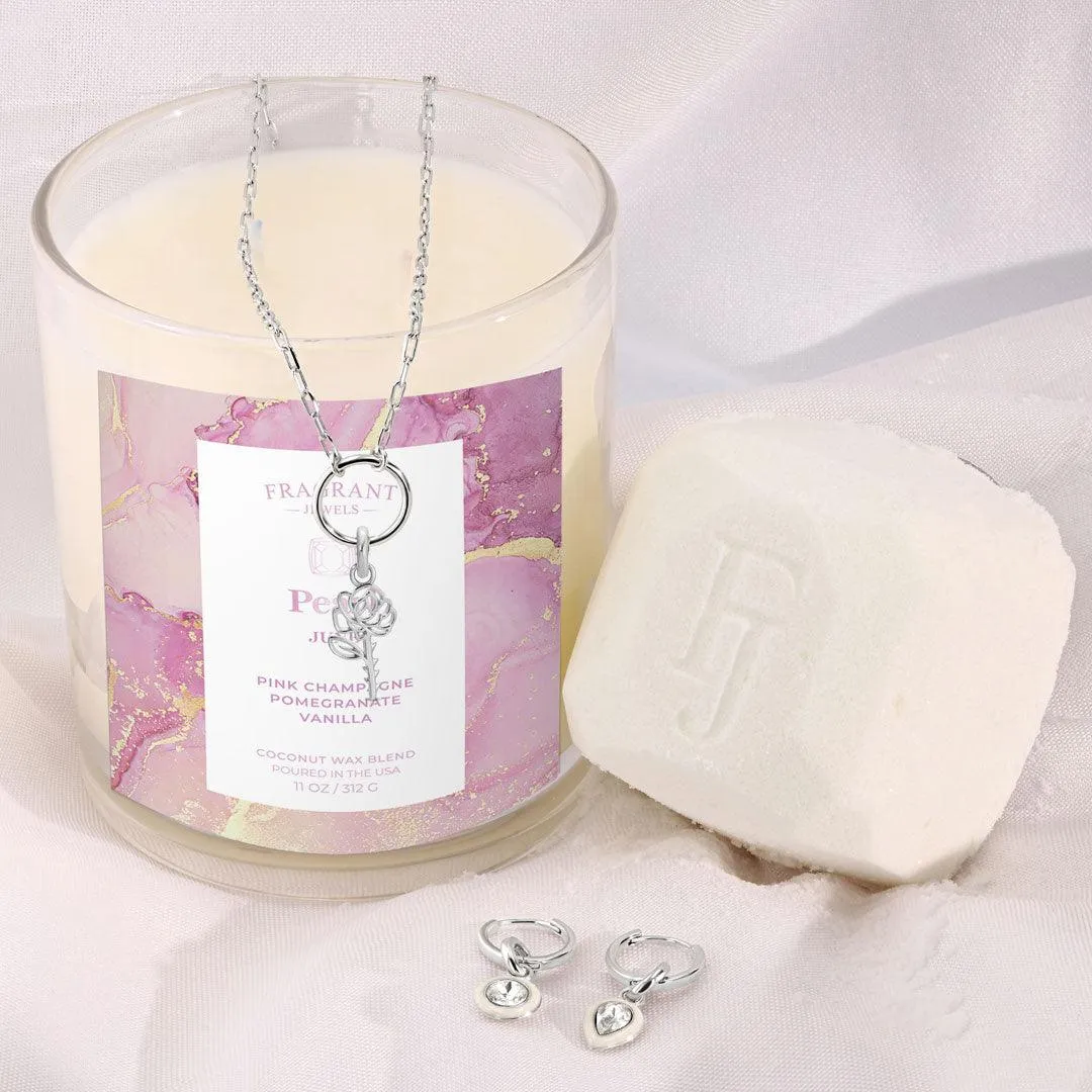 May Emerald Birthstone Charm - Jewel Candle
