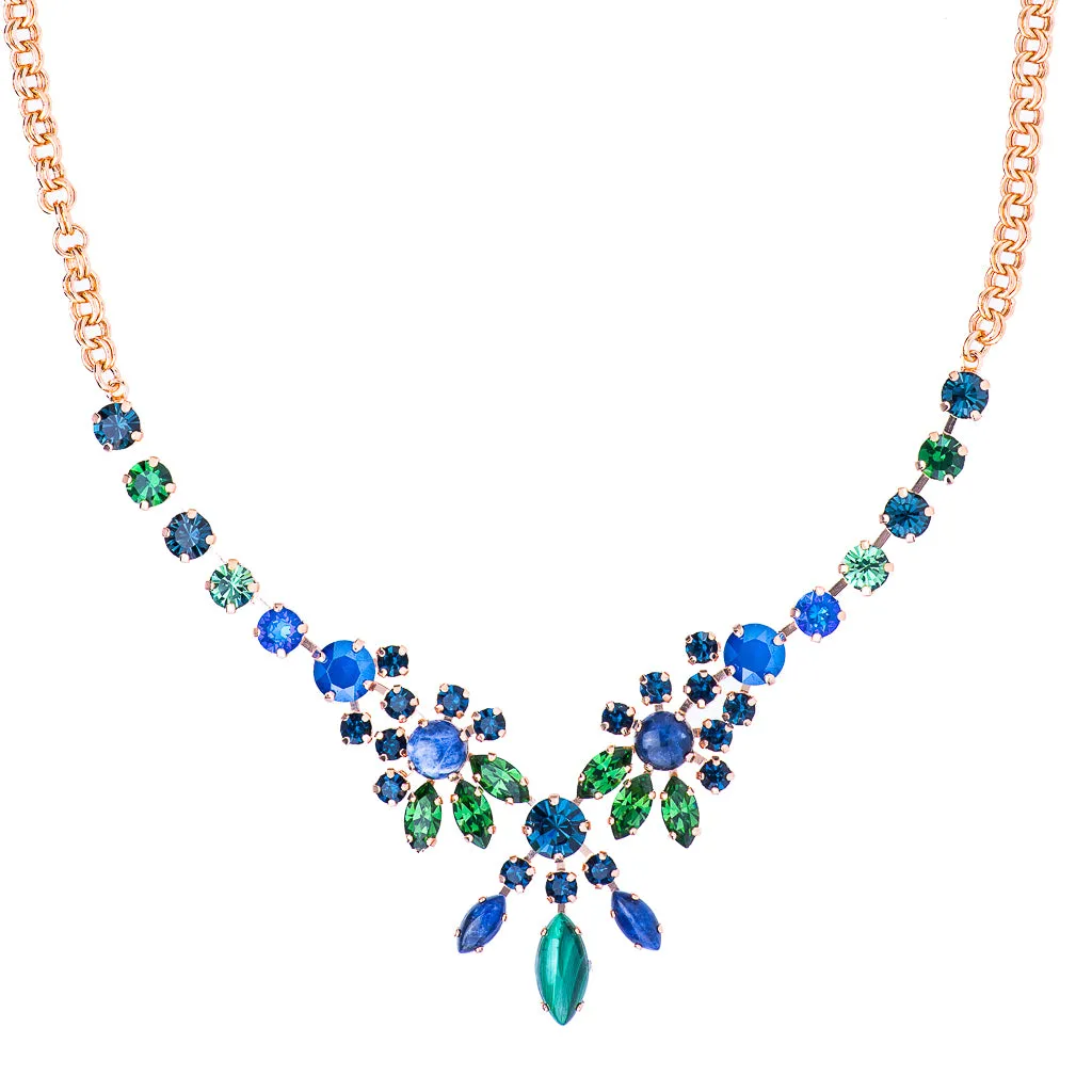 Medium Round and Marquise Necklace in "Chamomile" *Preorder*