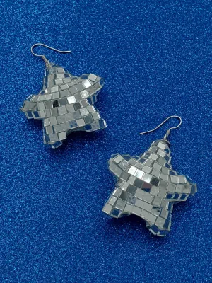 Mirrored Star Dangle Earrings