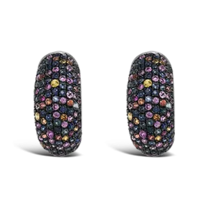 Multi-color Sapphire Earrrings