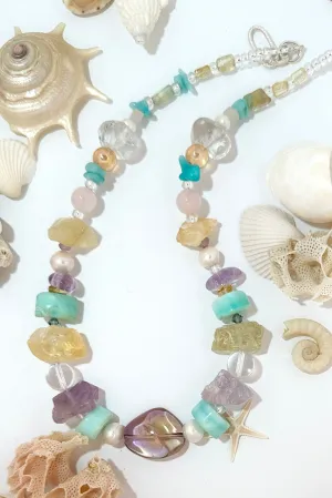 Necklace Crystal Dreaming Pale Sunrise