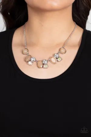 Necklace Fantasy World - Brown N2358