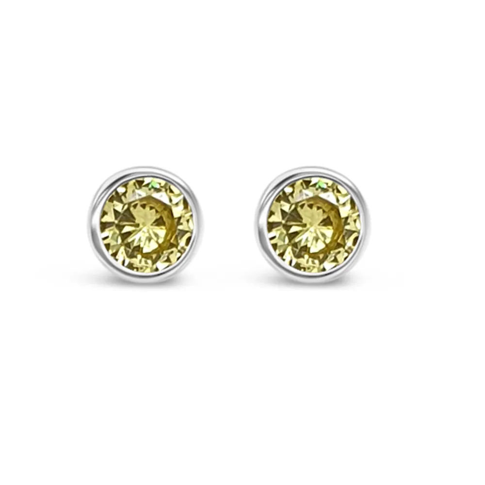 November Birthstone Sterling Silver Pendant And Earrings Set