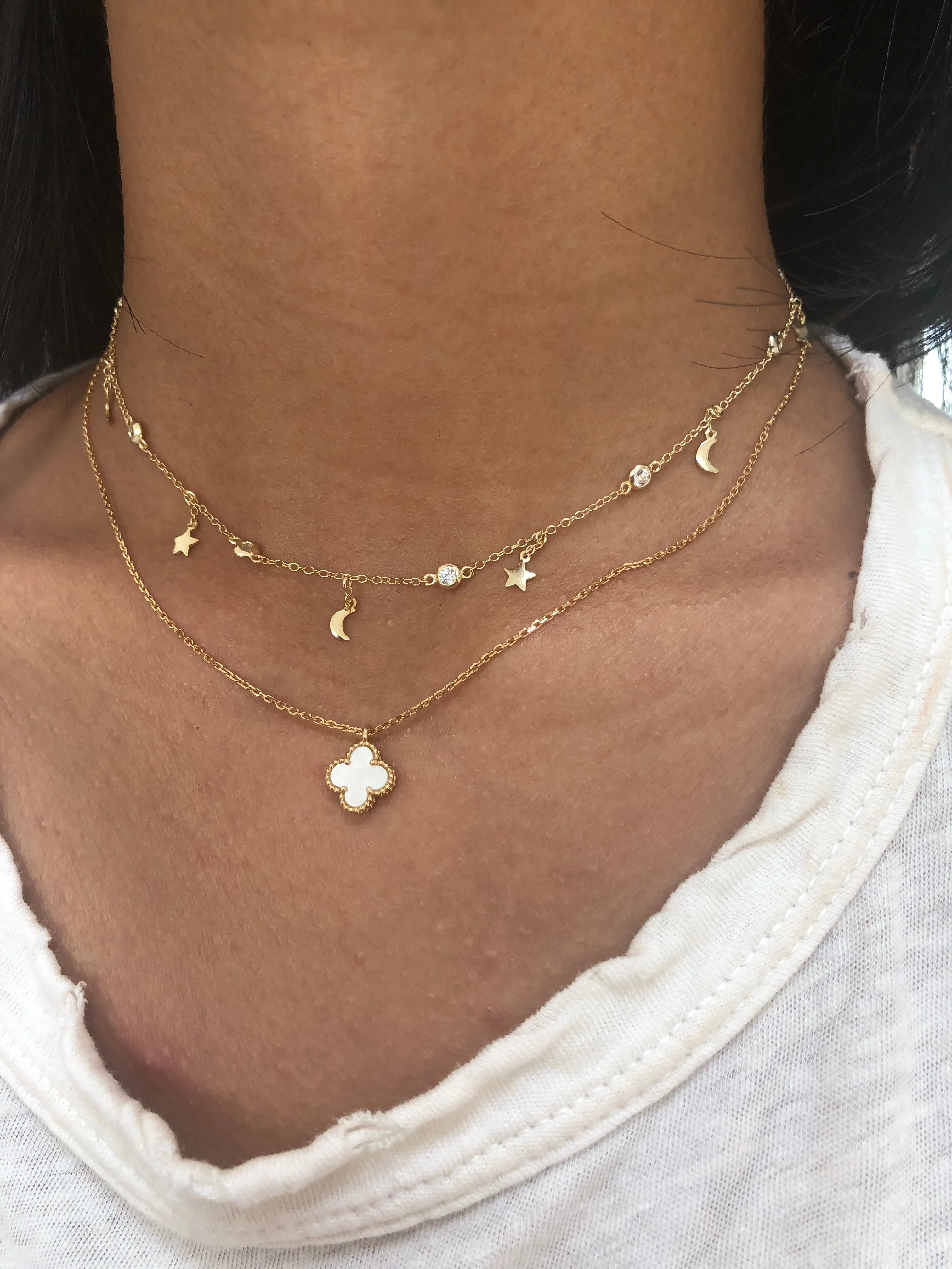 Olivia Star x Moon Choker