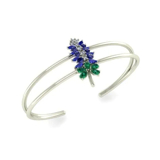 Original Texas Bluebonnet Bracelet at Regard Jewelry in Austin, TEXAS
