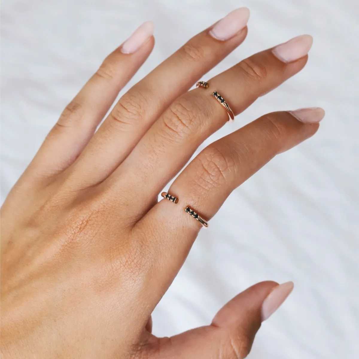 Ring with stone - Goldfilled