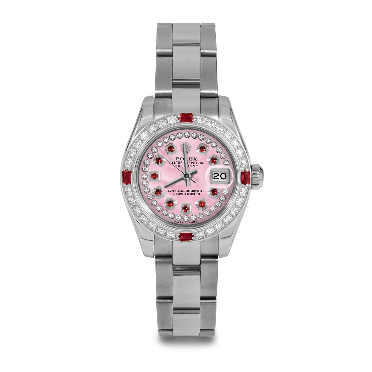 Rolex Datejust 26mm | 179174-PMOP-STRR-4RBY-OYS