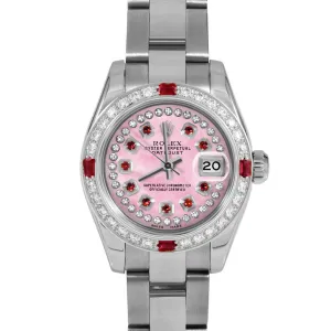Rolex Datejust 26mm | 179174-PMOP-STRR-4RBY-OYS