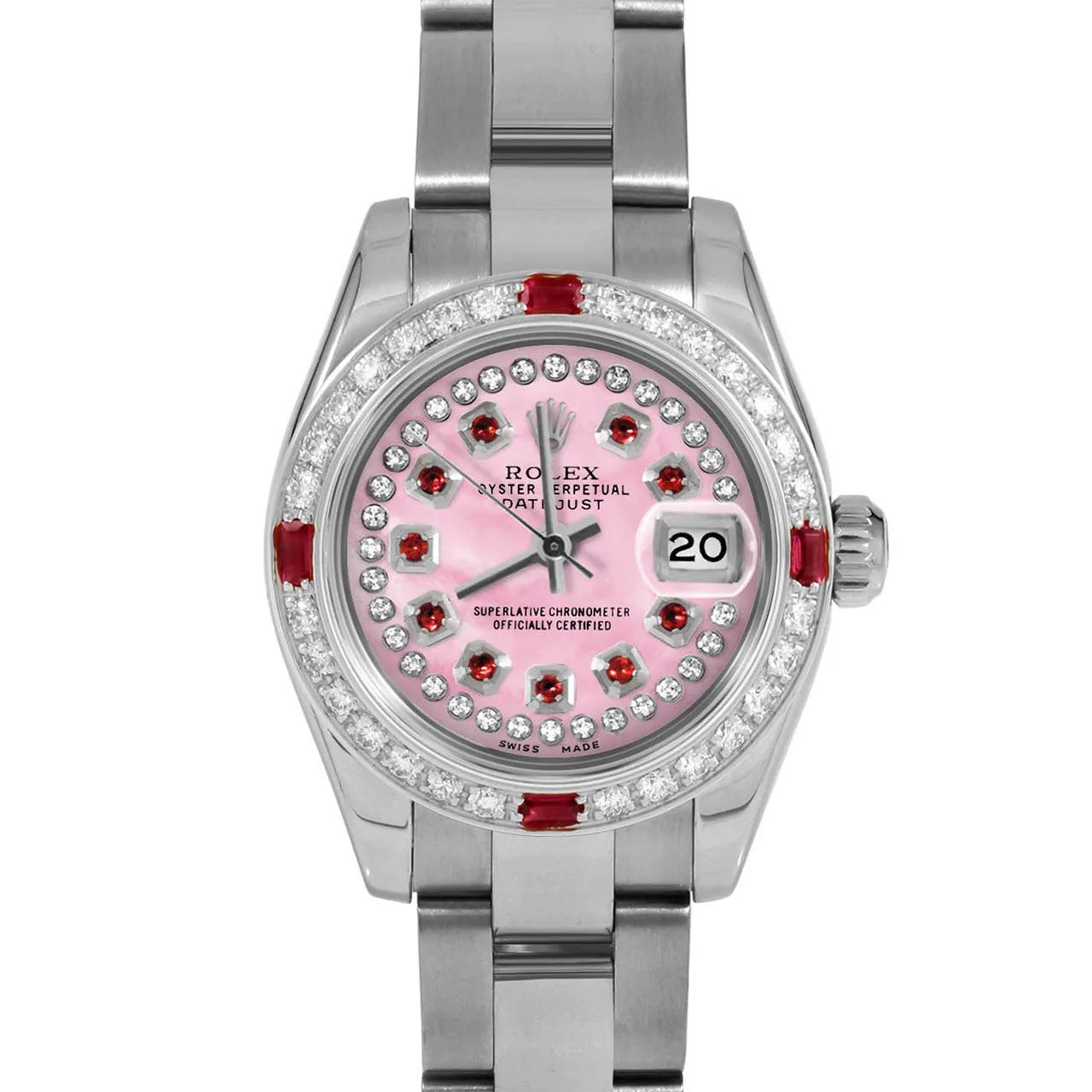Rolex Datejust 26mm | 179174-PMOP-STRR-4RBY-OYS