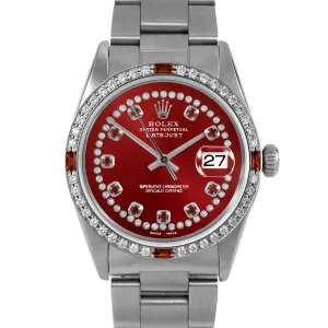 Rolex Datejust 36mm | 16014-RED-STRR-4RBY-OYS