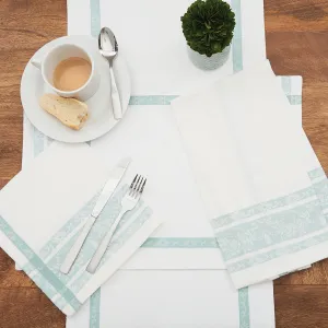 Rose Trellis Jacquard Table Linens