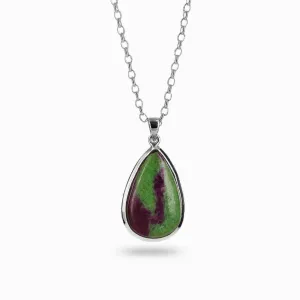 Ruby Zoisite Pendant
