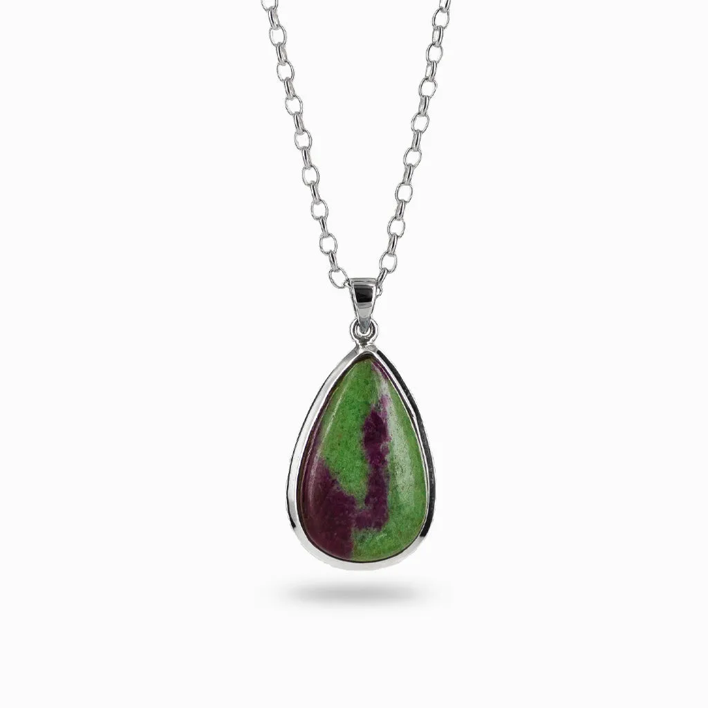 Ruby Zoisite Pendant