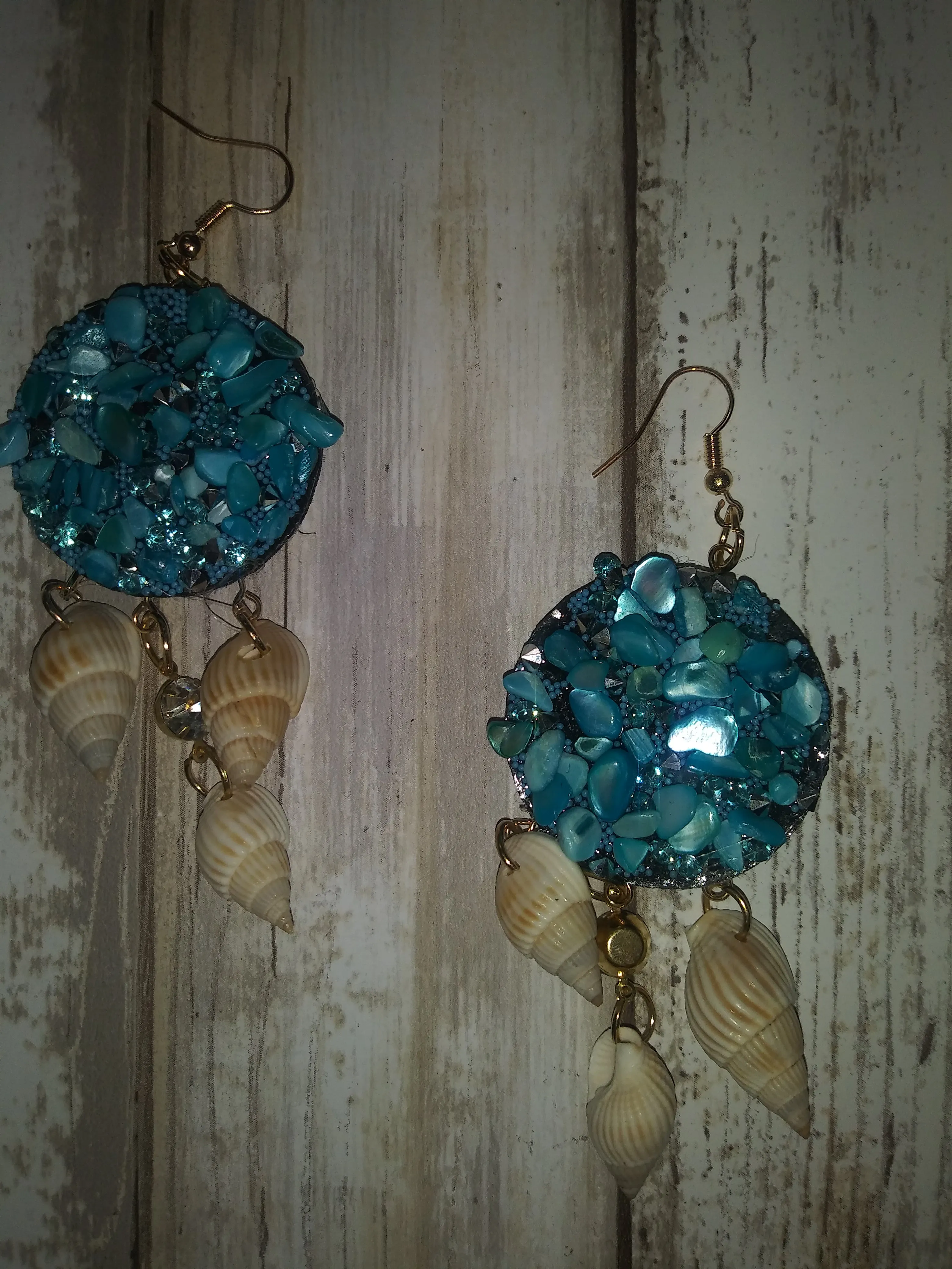 Sea Life Dangle Earrings