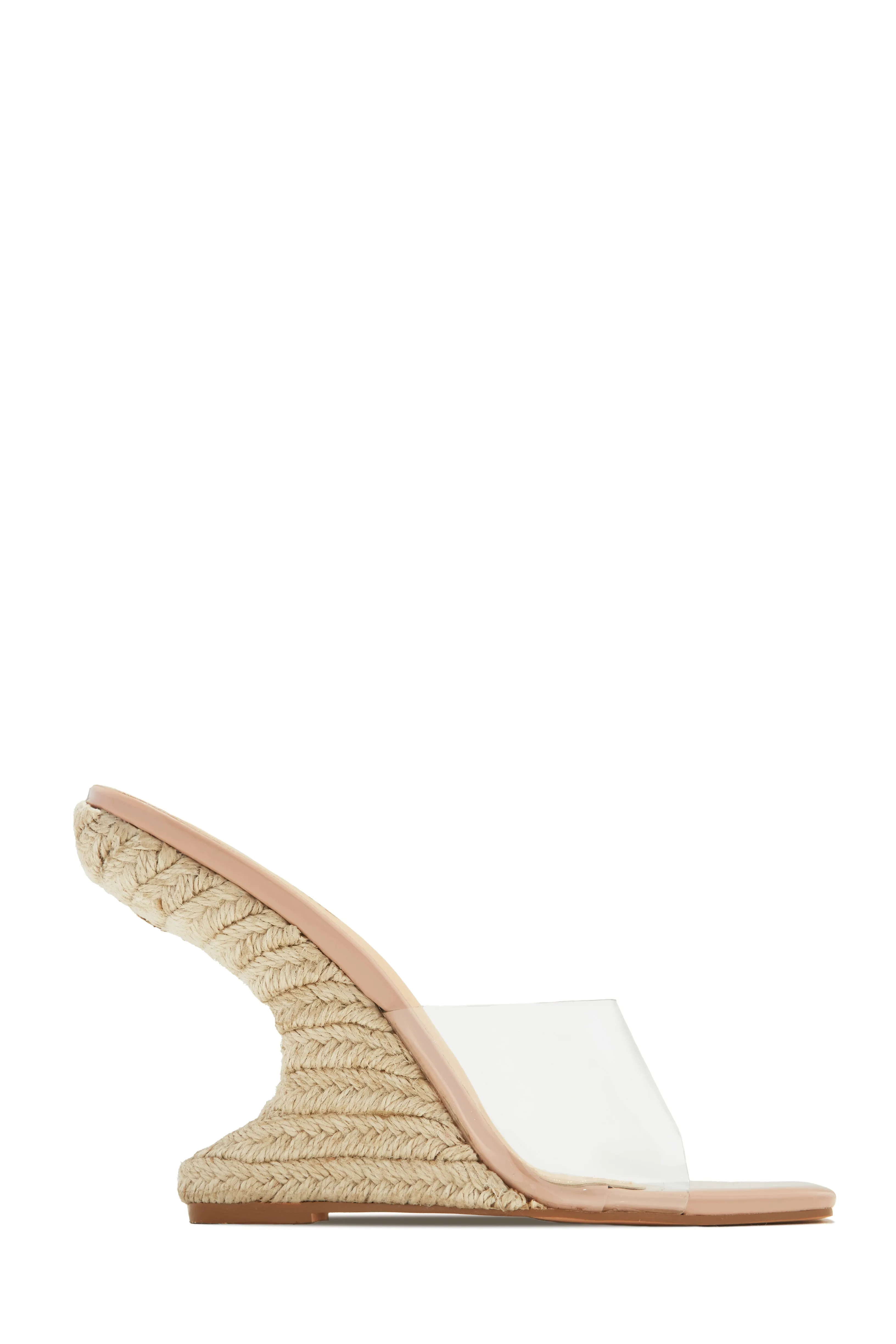 Seamara Wedge Heel Mules - Black