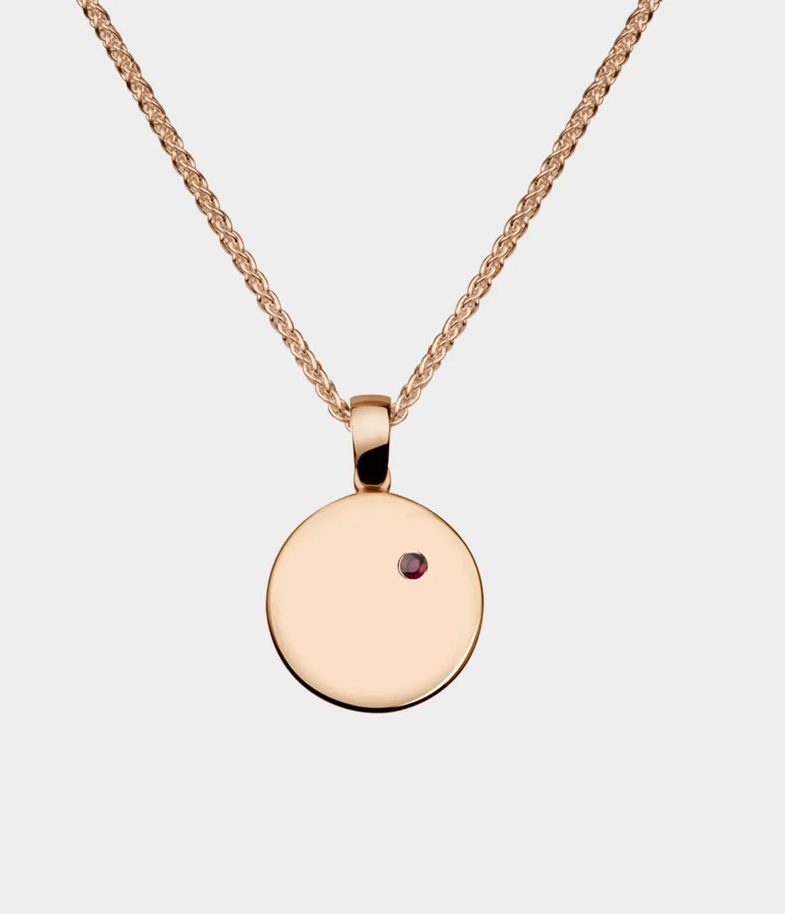 Silk Disc Necklace