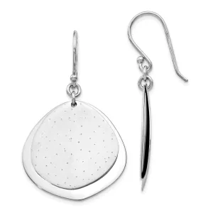 Silver Rhodium Radiant Essence Polish Earrings