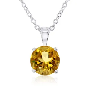 Smyth Jewelers 14k Gold Citrine Pendant Necklace