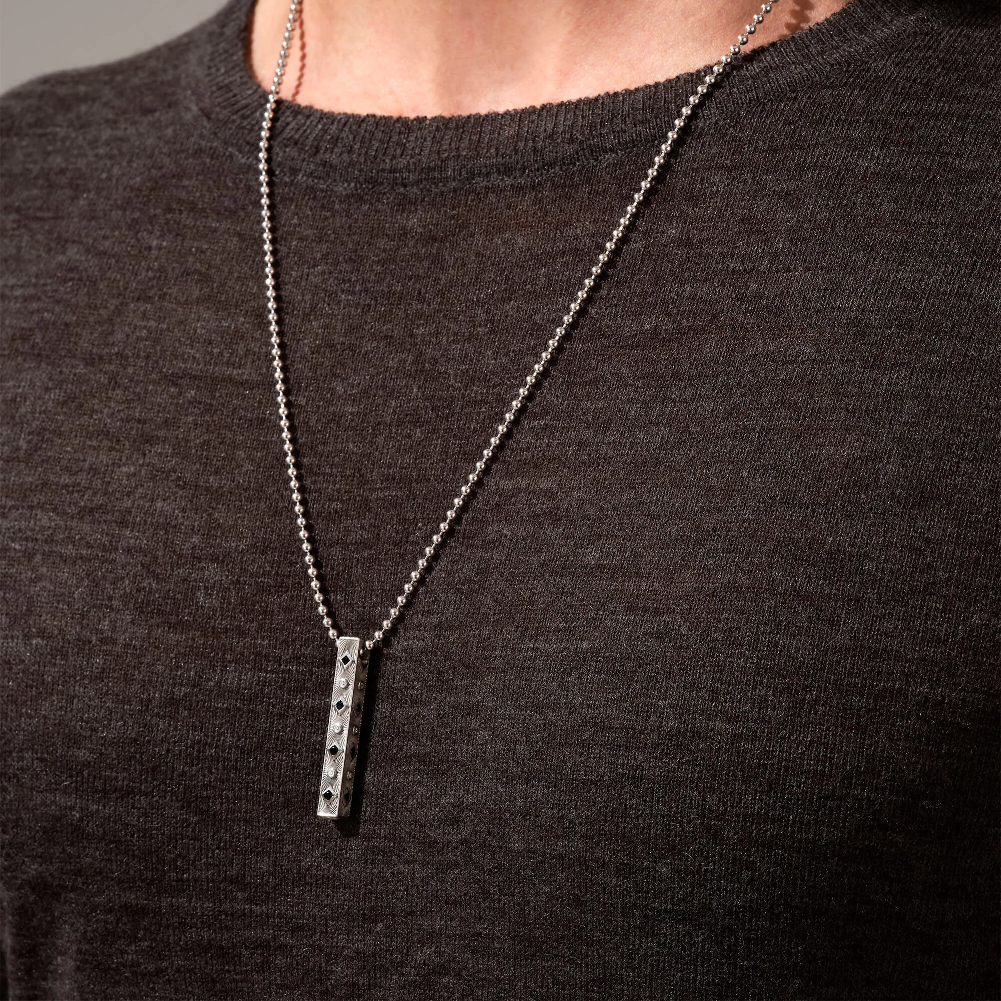 Sunbeam Bar Pendant in Gold (Pendant only)