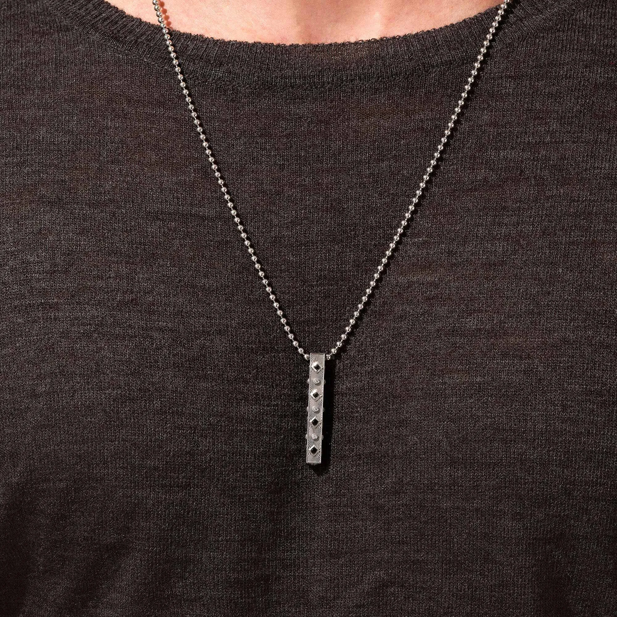 Sunbeam Bar Pendant in Gold (Pendant only)
