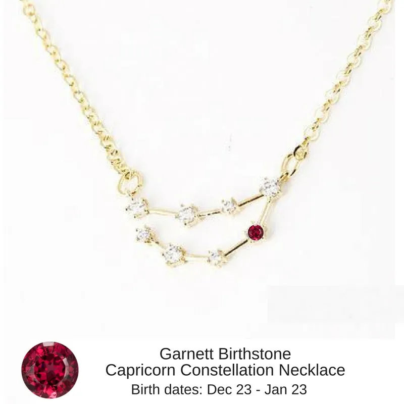 Taurus Constellation Zodiac Necklace with Emerald Birthstone - "Star Candy"