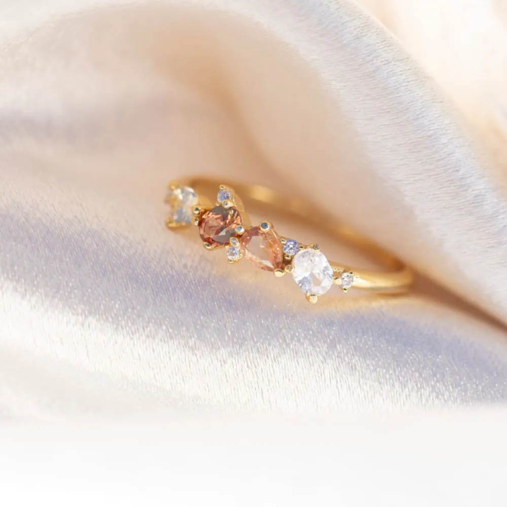 The Legacy - Citrine Cluster Band