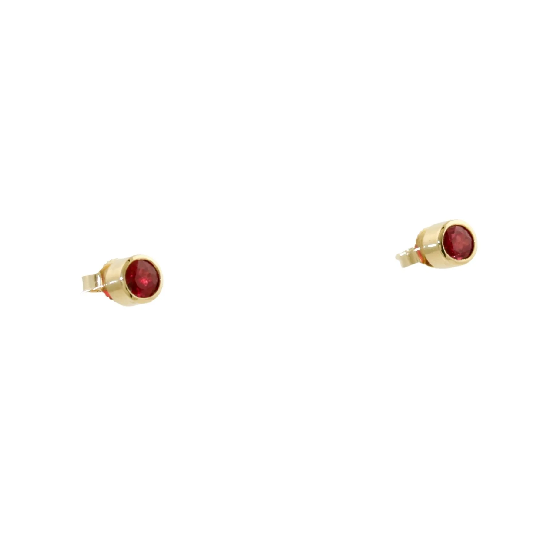 The Scarlet Sparkle 14k Ruby Studs