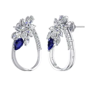 THE WHISPERING WOODS SAPPHIRE STUDS