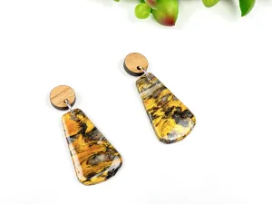 Tiger Eye Dangle Earrings