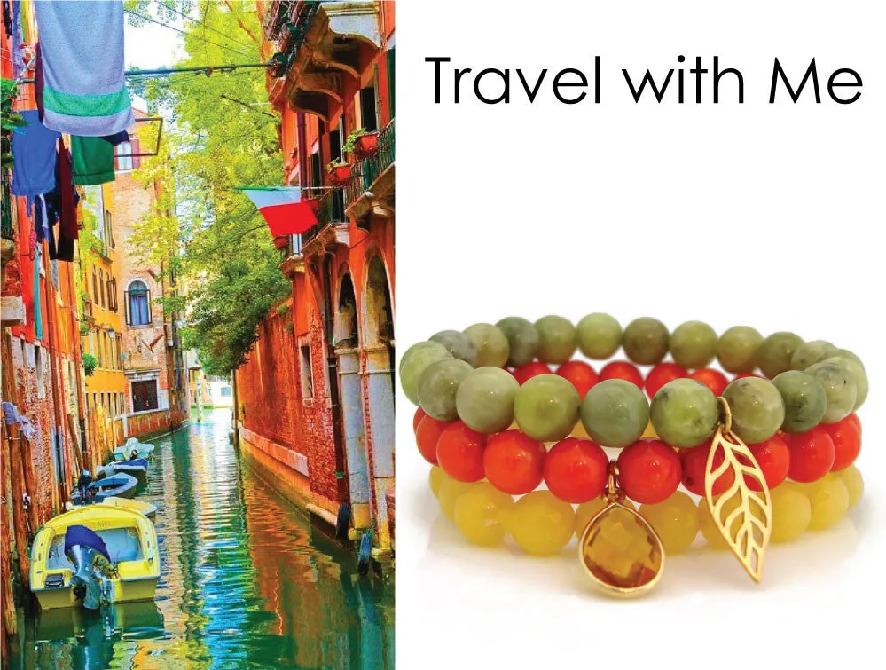 Travel with Me - Travel Jewelry Tulsi Bracelet Stack