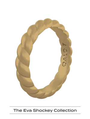 Women's Eva Shockey Twist Stackable Silicone Ring