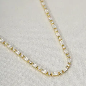 Zirconia Choker Necklace